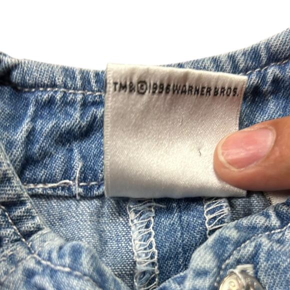 All Star Looney Tunes 90’s Baseball No. 1 Baby Romper - Picture 7 of 7